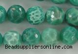 CAG5310 15.5 inches 6mm faceted round peafowl agate gemstone beads