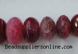 CAG5415 8*12mm – 13*22mm faceted rondelle dragon veins agate beads