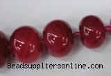 CAG5423 8*12mm – 20*30mm rondelle dragon veins agate beads