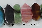 CAG5450 15.5 inches 10*20mm - 12*48mm freeform agate gemstone beads