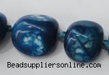 CAG5525 15.5 inches 20*22mm - 20*24mm nuggets agate gemstone beads