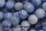 CAG555 16 inches 14mm round blue agate gemstone beads wholesale