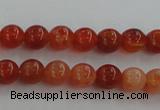 CAG5560 15.5 inches 4mm round natural fire agate beads wholesale