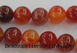 CAG5562 15.5 inches 8mm round natural fire agate beads wholesale