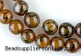 CAG56 5pcs 12mm&13mm round dragon veins agate beads wholesale