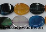 CAG5624 15 inches 15*28mm oval dragon veins agate beads wholesale