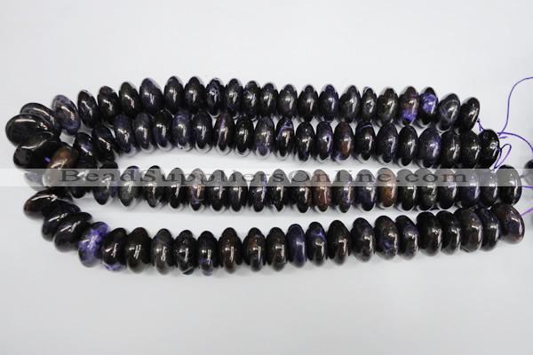 CAG5646 15 inches 9*18mm rondelle agate gemstone beads wholesale