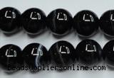 CAG5945 15.5 inches 10mm round black line agate beads wholesale