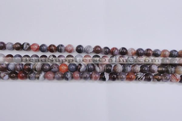 CAG5952 15.5 inches 8mm round botswana agate beads wholesale