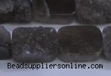 CAG5990 15.5 inches 15*20mm rectangle grey agate gemstone beads