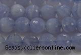 CAG5997 15.5 inches 8mm faceted round blue lace agate beads