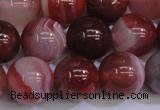 CAG6113 15.5 inches 10mm round south red agate gemstone beads