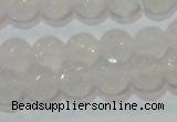 CAG6514 15.5 inches 12mm faceted round Brazilian white agate beads