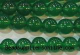 CAG6605 15.5 inches 8mm round green agate gemstone beads