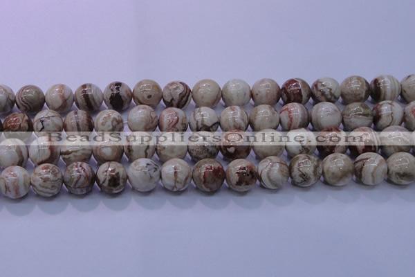 CAG6664 15.5 inches 12mm round Mexican crazy lace agate beads