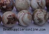 CAG6665 15.5 inches 14mm round Mexican crazy lace agate beads