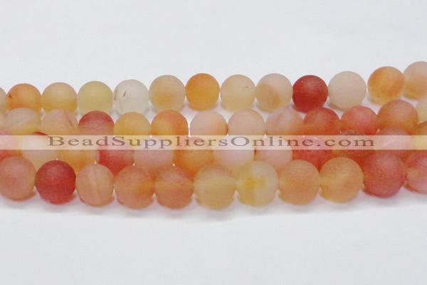 CAG6694 15 inches 16mm round multicolor pilates agate beads