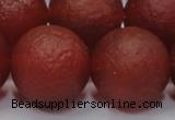 CAG6705 15 inches 18mm round red pilates agate beads