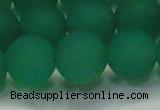 CAG6732 15 inches 12mm round green pilates agate beads