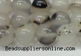 CAG6761 15 inches 8mm round Montana agate beads wholesale