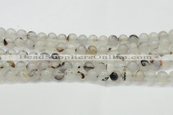 CAG6761 15 inches 8mm round Montana agate beads wholesale