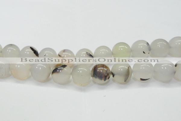 CAG6764 15 inches 14mm round Montana agate beads wholesale