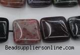 CAG6778 15.5 inches 12*12mm square Indian agate beads wholesale