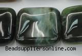 CAG6784 15.5 inches 25*25mm square Indian agate beads wholesale