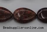 CAG6807 15.5 inches 18*25mm flat teardrop Indian agate beads