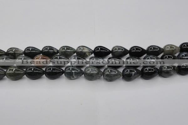 CAG6825 15.5 inches 12*16mm teardrop Indian agate beads wholesale