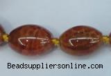 CAG6860 15.5 inches 10*14mm - 20*30mm rice dragon veins agate beads