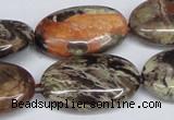 CAG7041 15.5 inches 20*30mm oval ocean agate gemstone beads