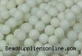 CAG705 15.5 inches 6mm round white agate gemstone beads wholesale