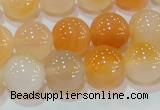 CAG7134 15.5 inches 12mm round red agate gemstone beads