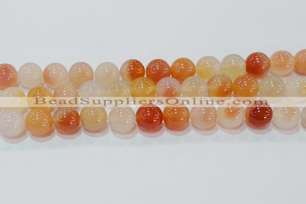 CAG7136 15.5 inches 16mm round red agate gemstone beads