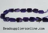 CAG7390 15.5 inches 15*20mm - 18*25mm freeform dragon veins agate beads