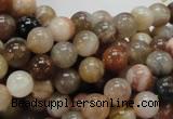 CAG763 15.5 inches 8mm round yellow agate gemstone beads wholesale