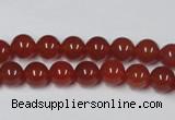 CAG7857 15.5 inches 6mm round red agate beads wholesale