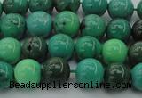 CAG7905 15.5 inches 8mm round grass agate beads wholesale