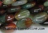 CAG795 15.5 inches 13*18mm oval rainbow agate gemstone beads