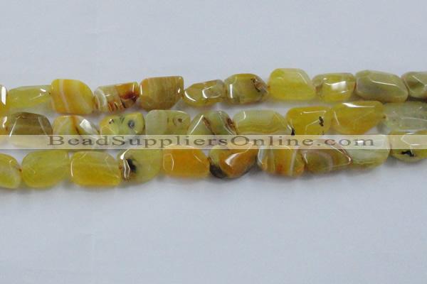 CAG8503 15.5 inches 15*20mm - 18*25mm freeform dragon veins agate beads