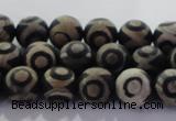 CAG8700 15.5 inches 6mm round matte tibetan agate gemstone beads