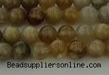 CAG9401 15.5 inches 6mm round ocean fossil agate beads wholesale