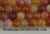 CAG9561 15.5 inches 6mm round red botswana agate gemstone beads