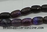 CAG9622 15.5 inches 8*12mm drum dragon veins agate beads wholesale