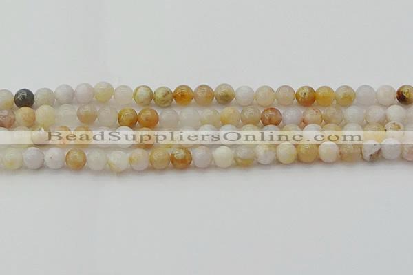 CAG9711 15.5 inches 6mm round colorful agate beads wholesale