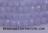 CAG9728 15.5 inches 4mm faceted round blue lace agate beads