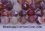 CAG9791 15.5 inches 6mm faceted nuggets botswana agate beads