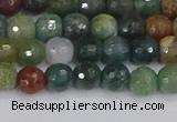 CAG9831 15.5 inches 6mm faceted round Indian agate beads