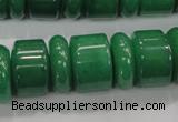 CAJ12 15.5 inches 6*18mm & 12*18mm rondelle green aventurine beads